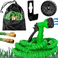 Raztegljiva vrtna cev za zalivanje 15m