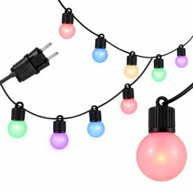 LED vrtna girlanda G45 RGB IC 10 m – 33 žarnic z Bluetooth aplikacijo